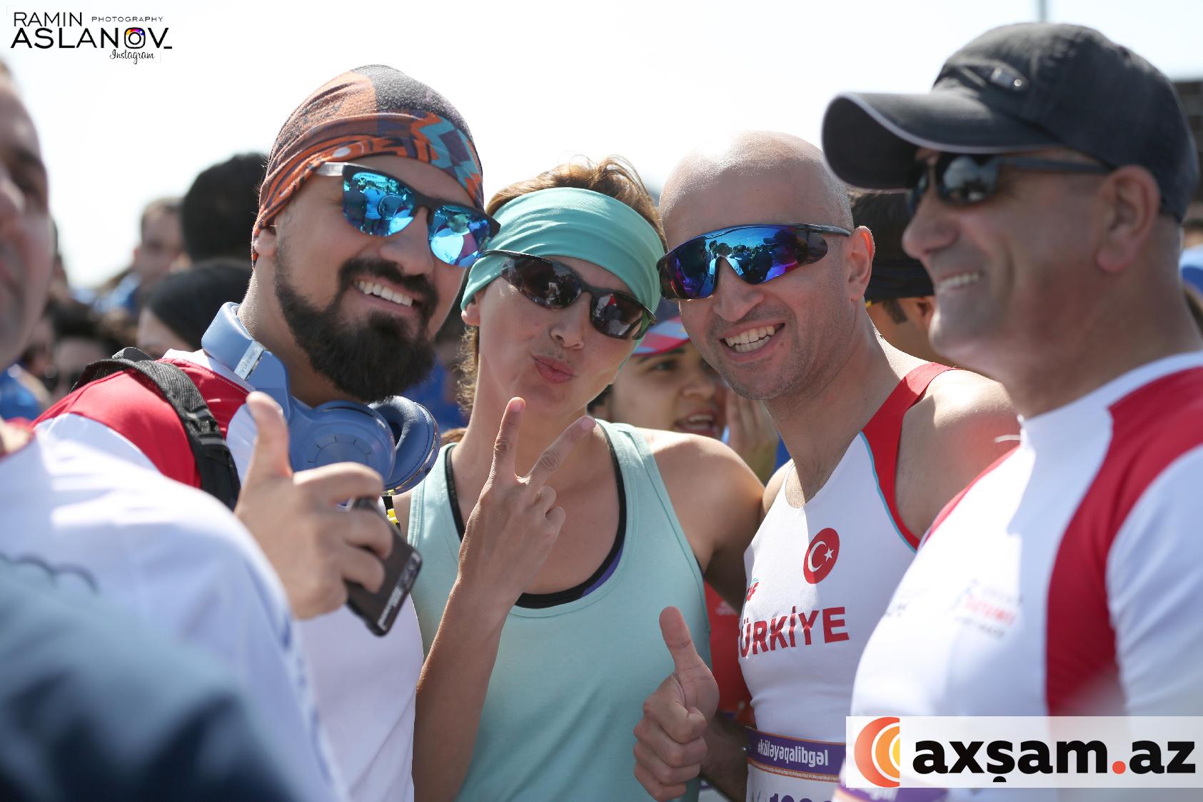 Prezidentin qızları Bakı Marafonu 2018də -  FOTOLAR